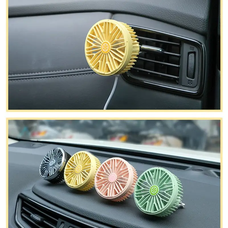 Вентилятор автомобильный с вентиляционным отверстием вращающийся на 360 градусов