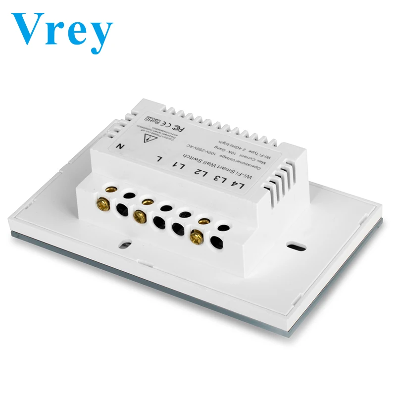 Сенсорный выключатель стандарта США с дистанционным управлением RF433 настенный