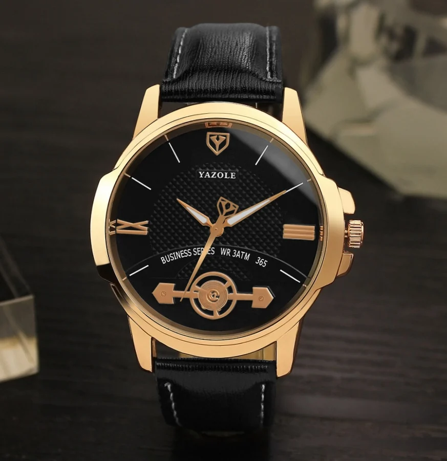 Часы наручные Yazole Мужские кварцевые брендовые Роскошные спортивные|Кварцевые