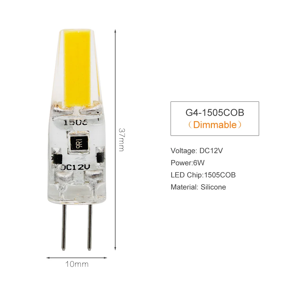 Мини G4 светодиодный лампы 3W 5W 6W DC12V 3014 2835 5730 SMD COB светильник лампы заменить галогенные G4 лампы