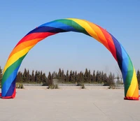customizable 20ft10ft d6m20ft inflatable rainbow arch advertising brand new