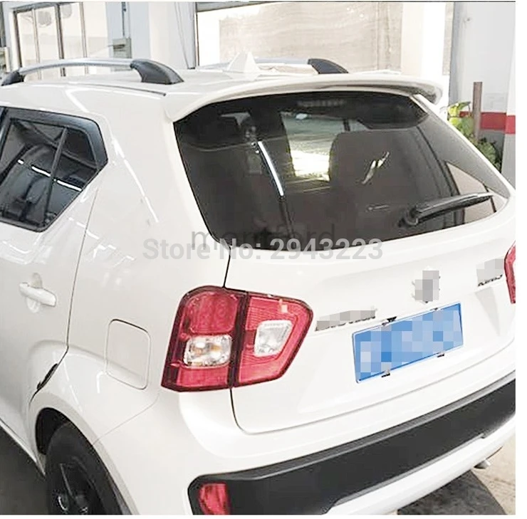 

Спойлер для SUZUKI Ignis 2016 2017 2018 из АБС-пластика Неокрашенный праймер цвет задний Багажник крыло багажника спойлер для стайлинга автомобиля