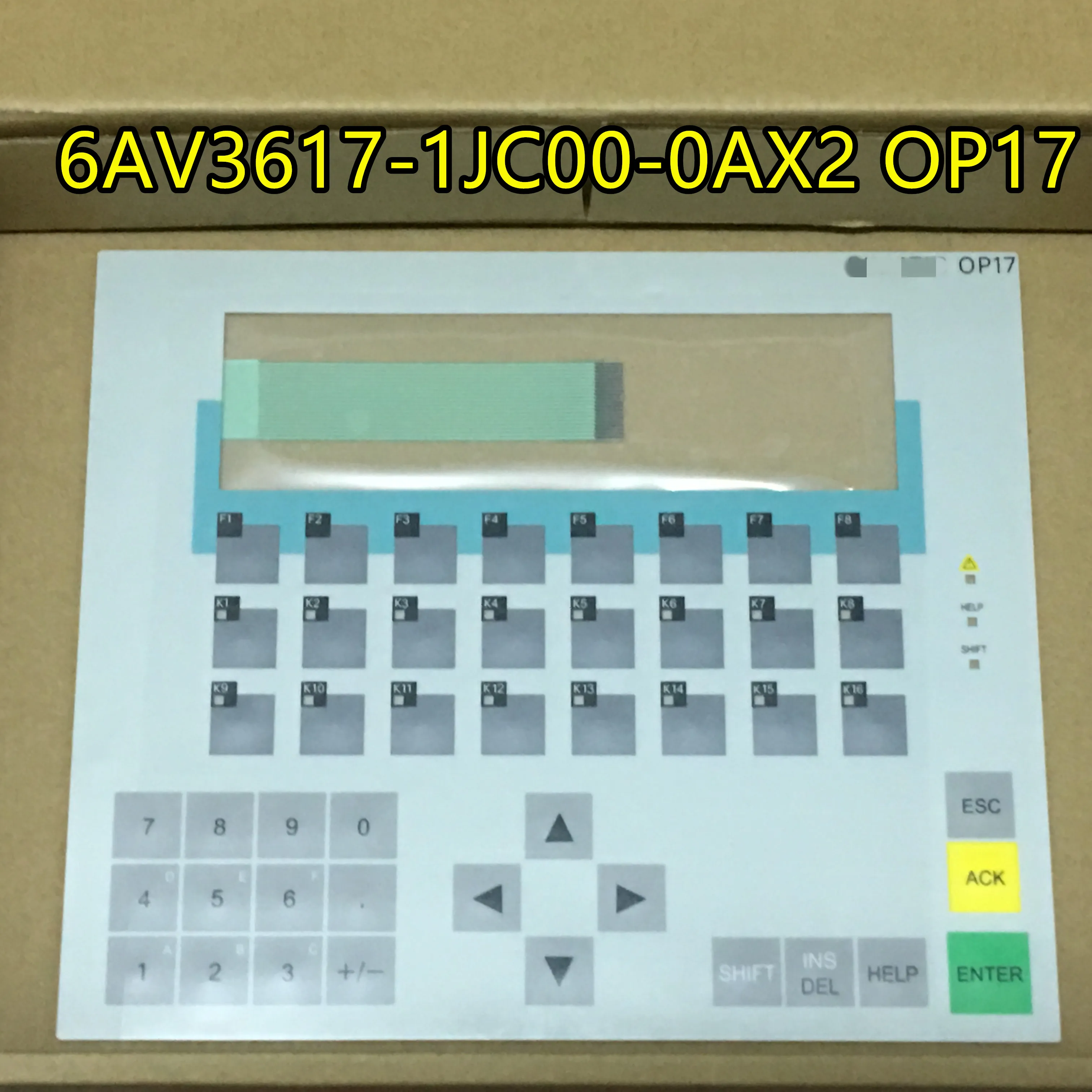 Новый мембранный переключатель клавиатуры 6AV3617-1JC00-0AX2 OP17 для мембранной 6AV3