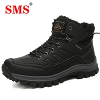 sms new men sneakers climbing shoes winter snow boots waterproof sneakers super warm high quality male hiking shoes work shoes