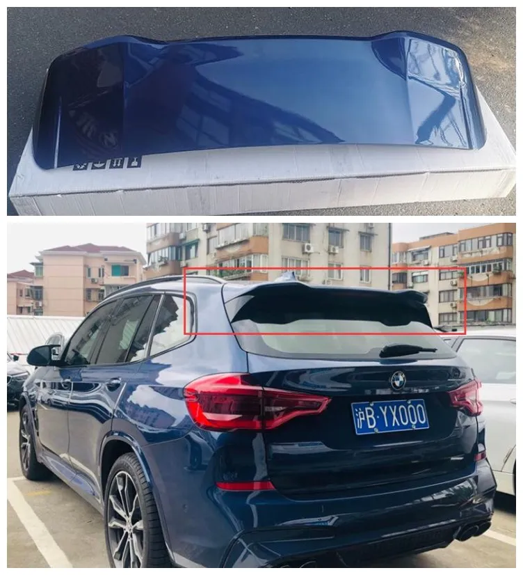 

New High Quality ABS Paint Rear Trunk Lip Roof Spoiler Top Wing Fits For BMW X3 G01 G08 2018 2019 2020 2021