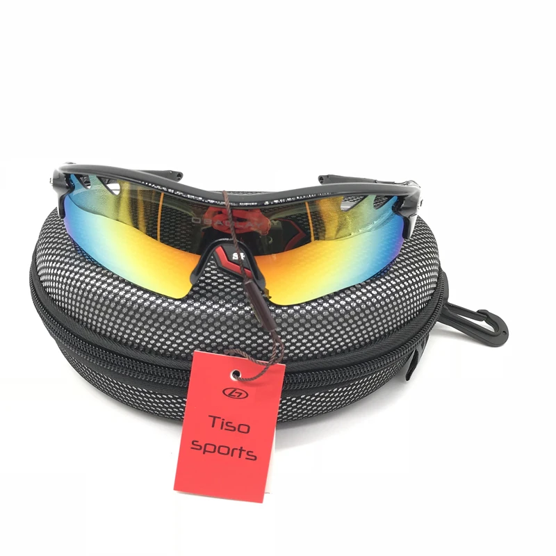 Велосипедные очки для мужчин и женщин с 5 взаимозаменяемыми линзами полуоправа