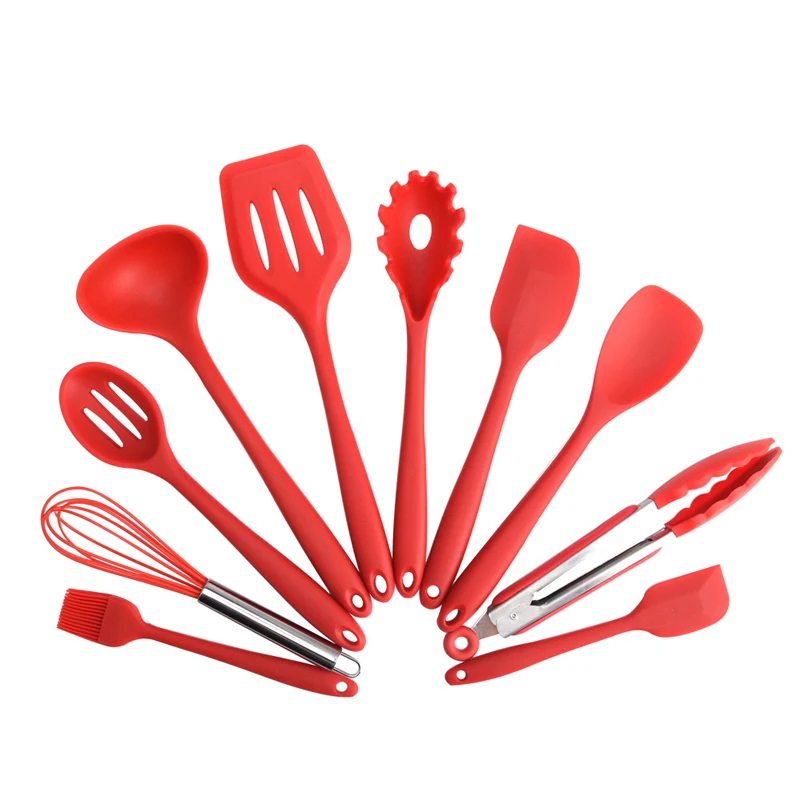 5-11 Pcs Heat Resistant Silicone Cookware Set Nonstick Cooking Tools Kitchen Baking Tool Kit Utensils | Дом и сад