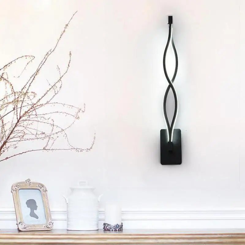 Современная алюминиевая светодиодная настенная лампа для спальни настенное бра