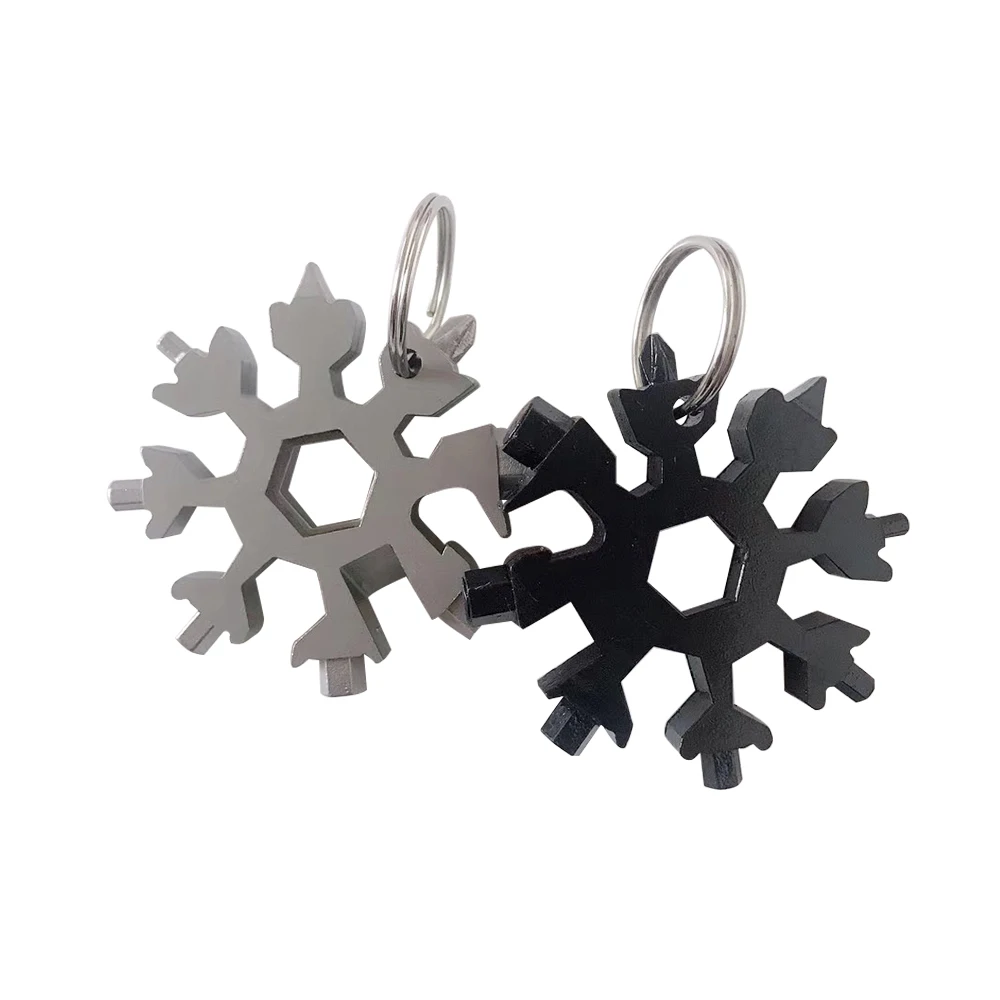 8 головок стальные снежинки Мульти инструмент карточка карманный паннер