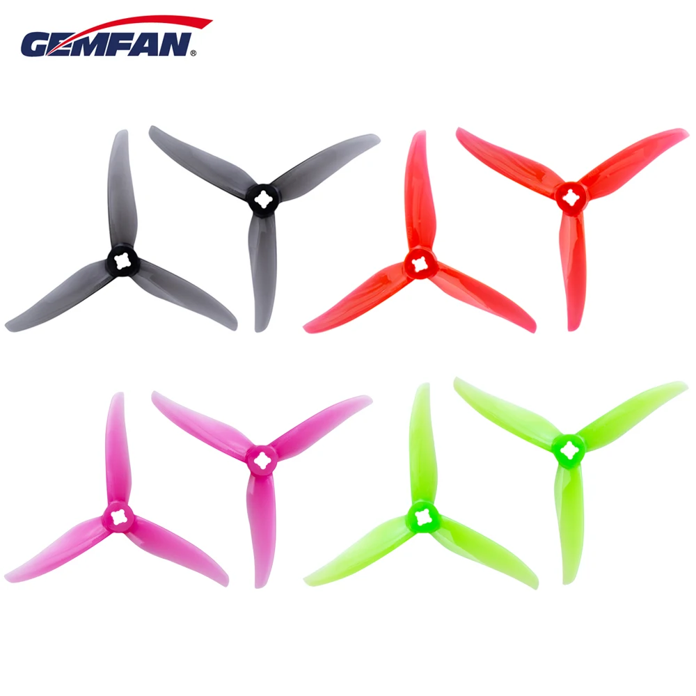 

Gemfan Hurricane 4023 4inch 3-Blade Propeller 1.5mm 5mm Hole CW CCW Prop for RC FPV Racing Drone Quadcopter Multirotor