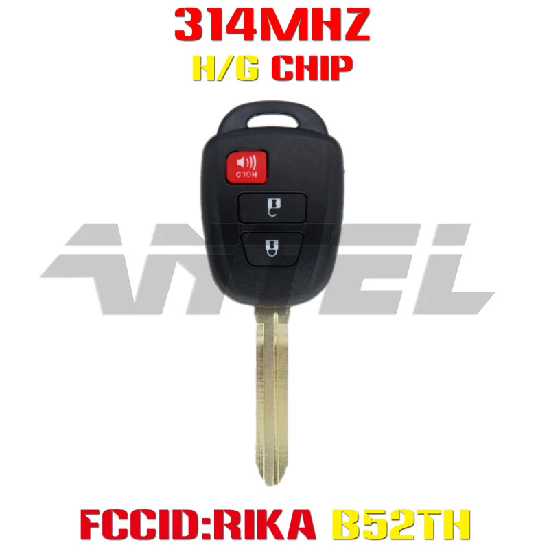 Пульт дистанционного управления для автомобильного ключа с 2 + 1 кнопками 314 3 МГц