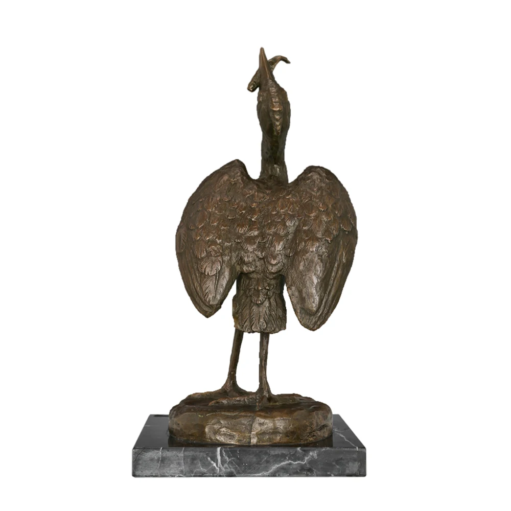 Статуэтка корморанта лидер продаж бронзовая скульптура в виде животных дикой