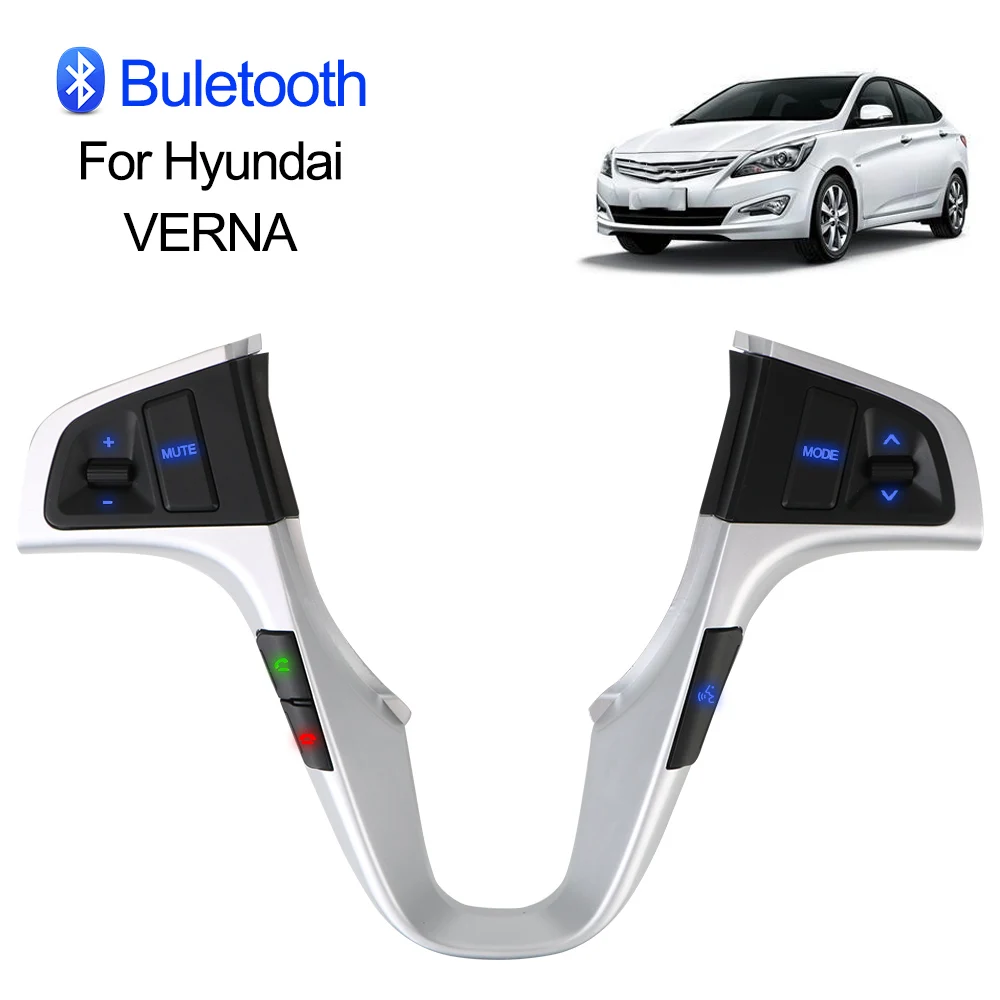 Кнопки на руль для Hyundai VERNA SOLARIS Многофункциональный Bluetooth-переключатель