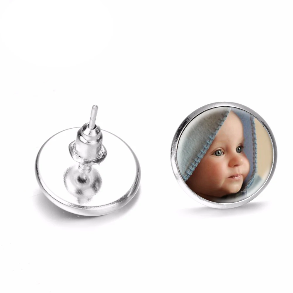 Азиатских новый дизайн индивидуальные серьги персонализированные футболки для