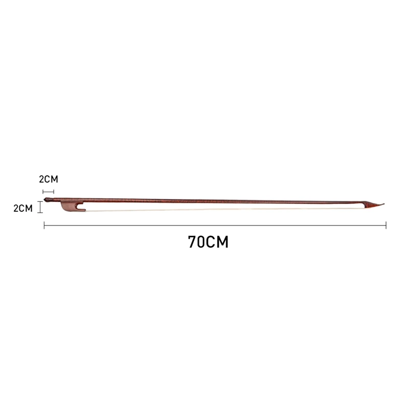

NAOMI Professional Violin/Fiddle Bow 4/4 Bow Baroque Style Frog White Mongolia Horsehair Well