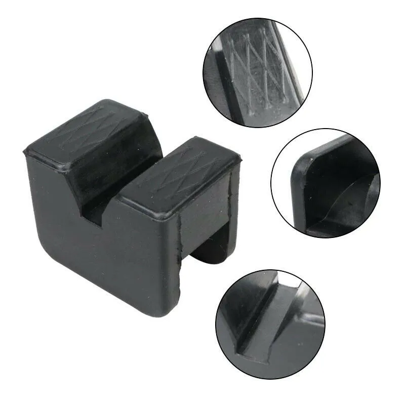 

Rubber Jack Pad Support 2 Pcs 63*44*50mm Accessory Adapter Black Buffer