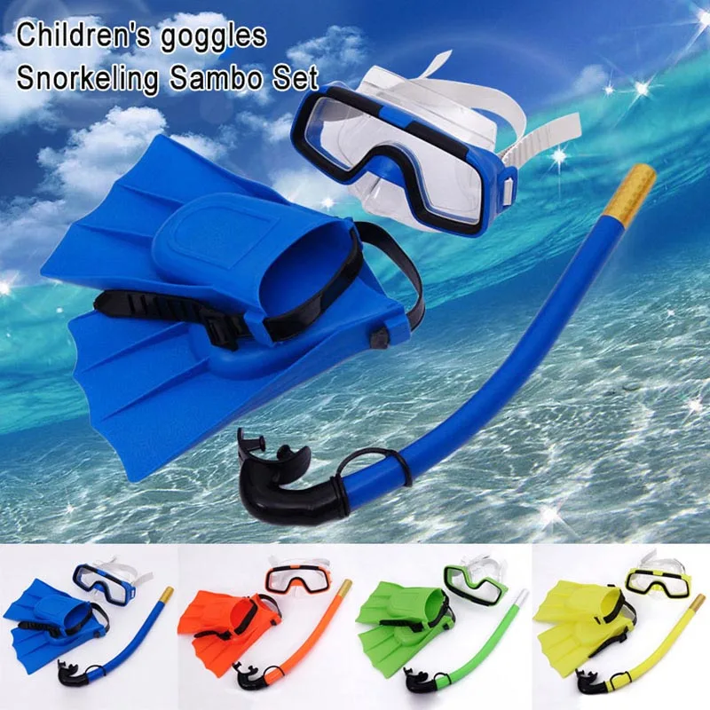 Набор разноцветных детских масок для дайвинга незапотевающие маски плавания