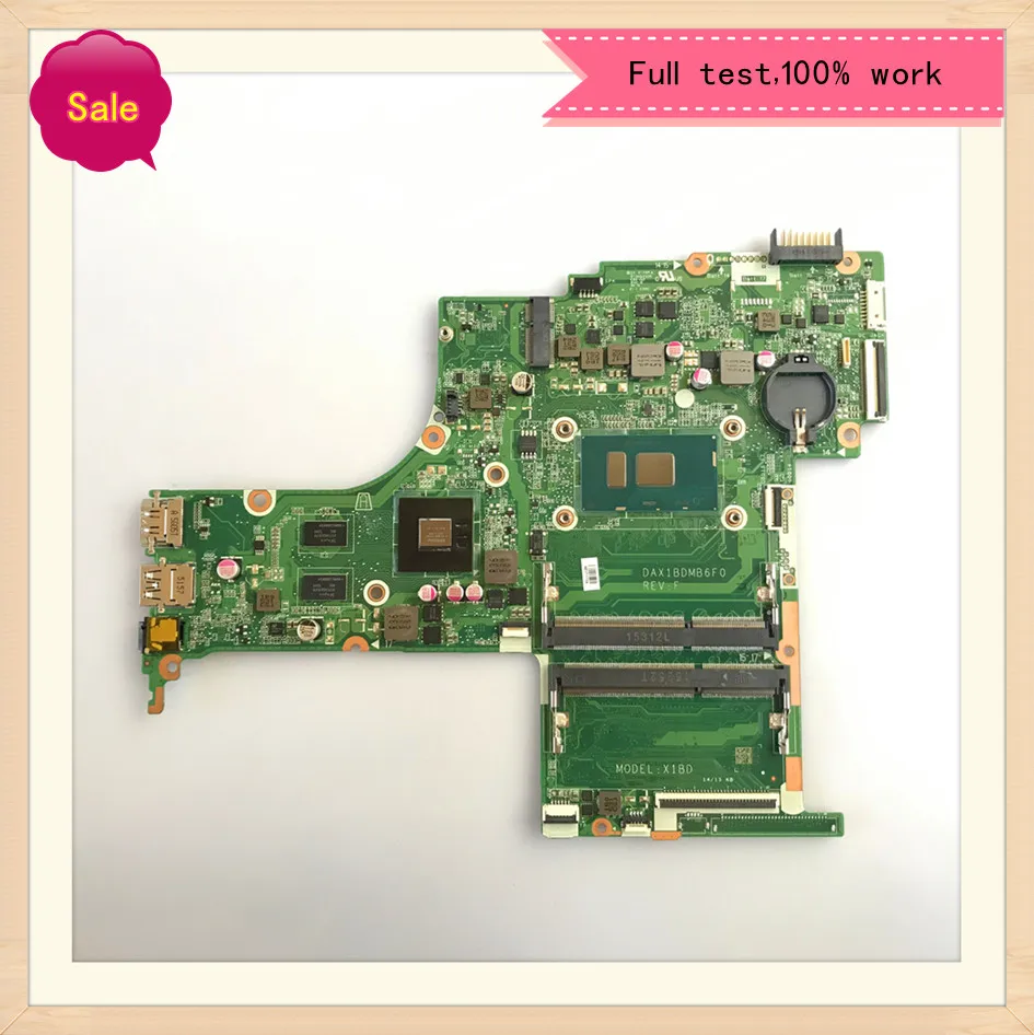 

Материнская плата DAX1BDMB6F0 для ноутбука HP PAVILION 15-AB, материнская плата для ноутбука с диагональю 830601-601 100%, полностью протестирована