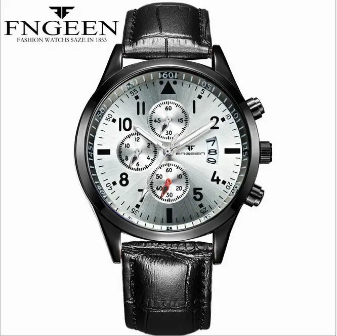 

Top Luxury Reloj Hombre Finzun Multi-Function Watch Men's Waterproof Sports Quartz Men's Watch Trend Fashion Black Watch for Men
