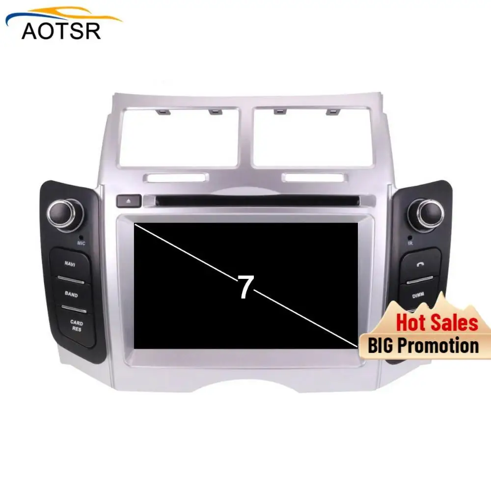 Автомагнитола с восьмиядерным процессором Android 8 0 стерео GPS навигацией для Toyota Yaris