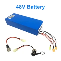 48v scooter lithium battery with 54 6v full charged battery pack for 48v electric scooter 4a charge ebike kick hoveboard battery