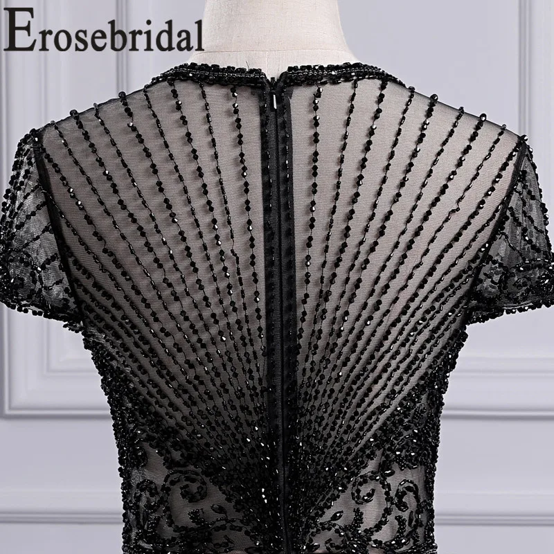 Erosebridal, короткий рукав, Русалка, вечернее платье с бюстгальтером, элегантное, на молнии, сзади, длинное, официальное, женское, вечернее платье, платье для вечеринки