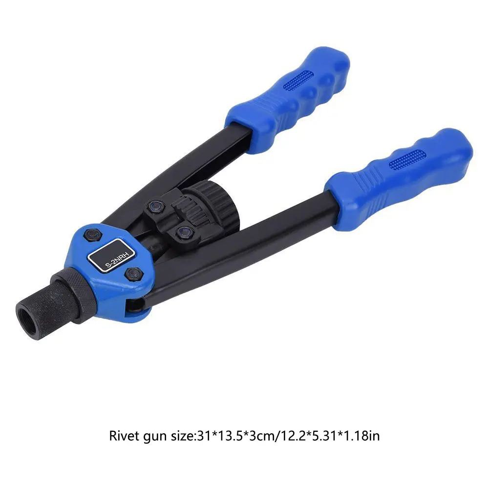 

Hand Rivet Nut Thread Setter Riveter Tool Set Heavy Duty M3/M4/M5/M6/M8/M10 Professional with 100 Nuts 7 Mandrels Toolbox