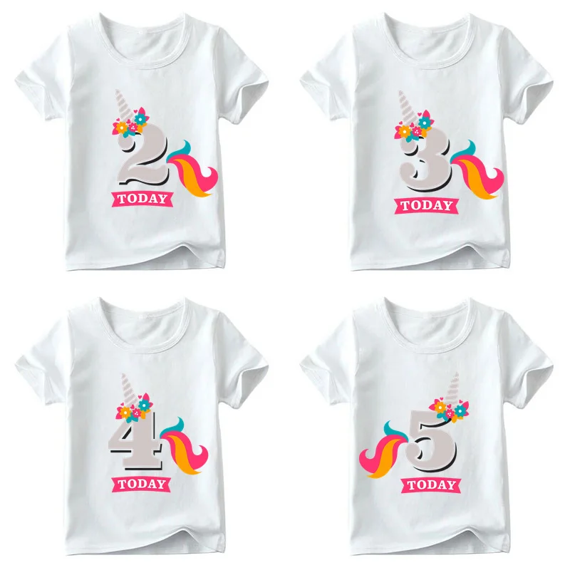 Детский подарок на день рождения номер 1 9 Милая Одежда для девочек Единорог