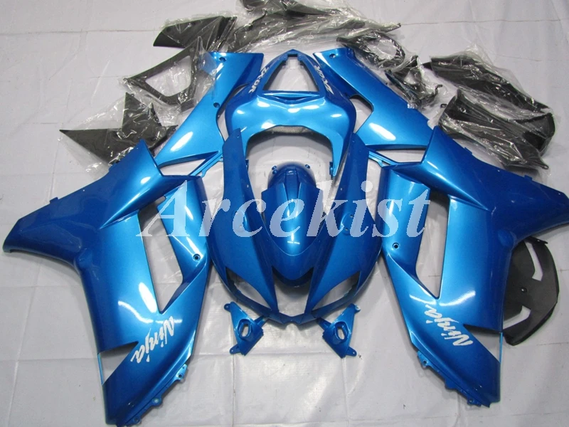 

New ABS whole Motorcycle Fairings Kit Fit for kawasaki Ninja ZX-6R 636 ZX6R 2007 2008 07 08 Bodywork set Nice blue