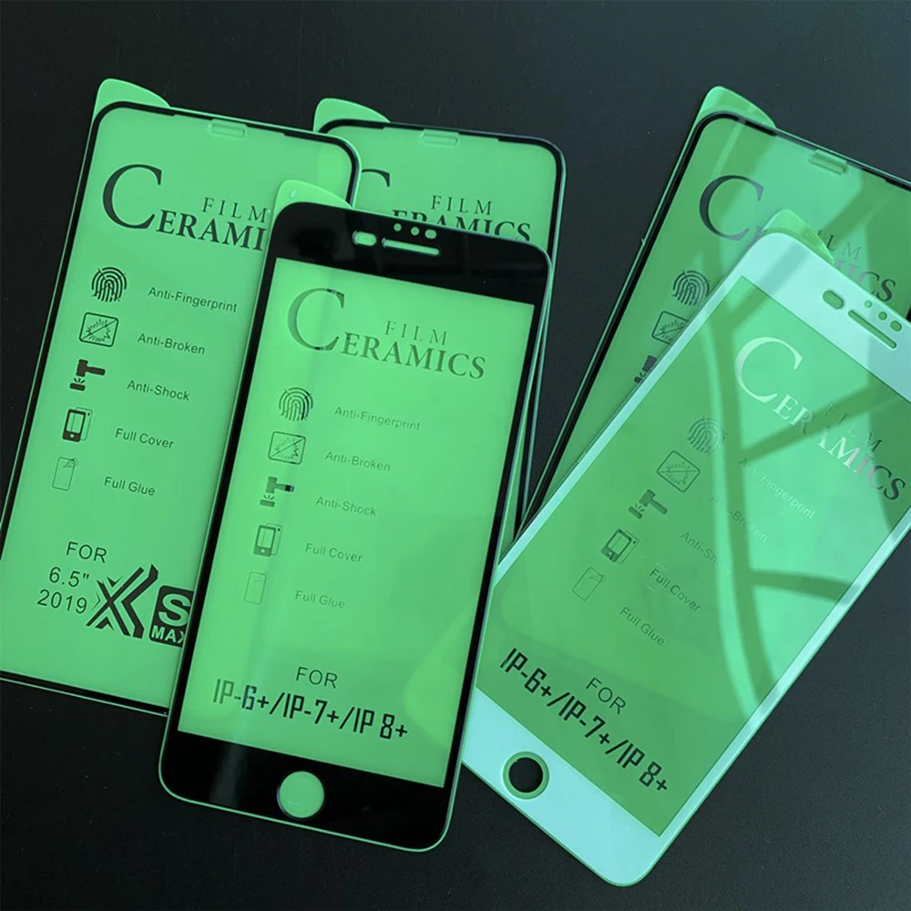 Защитная пленка для iPhone 13 12 Pro Max 11 XR XS X 8 7 6plus SE2020 мягкая гибкая керамическая |