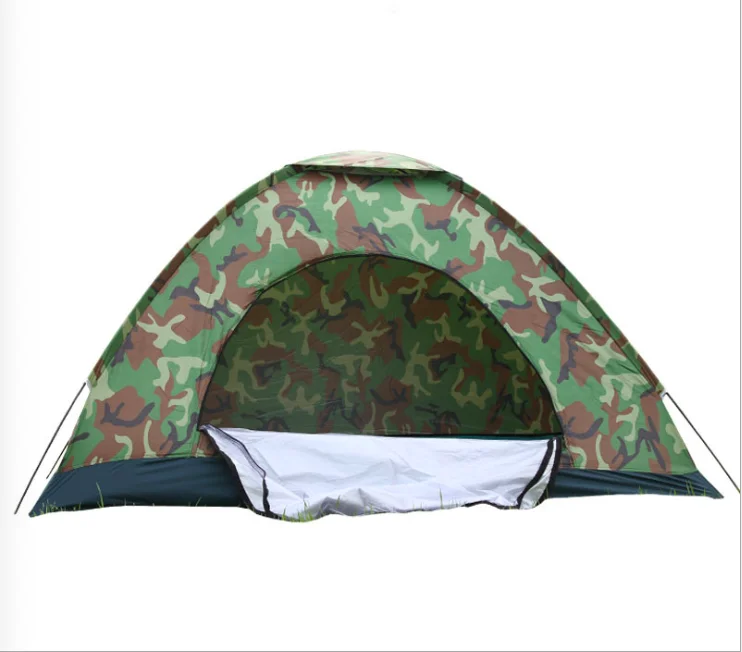 Однослойная камуфляжная палатка для кемпинга пляжный тент четырех