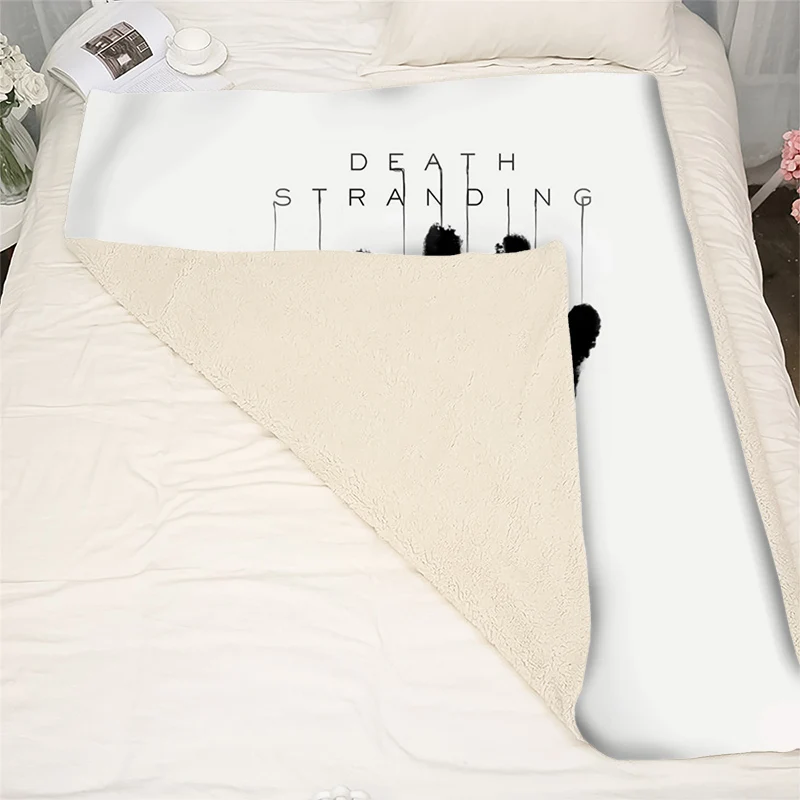 

CLOOCL Factory Wholesale Games Death Stranding Blanket 3D Print Double Layer Fashion Casual Sofa Youth Bedding Throw Blankets