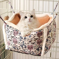 cat hammock dual use winter warm hanging bed for the cat soft cotton small pets nest puppy litter cat basket pet supplies