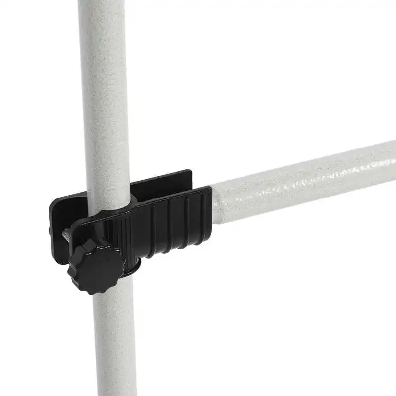 

NEW Garment Rack DIY Coat Hanger Clothes Wardrobe 2 Poles 2 Bars