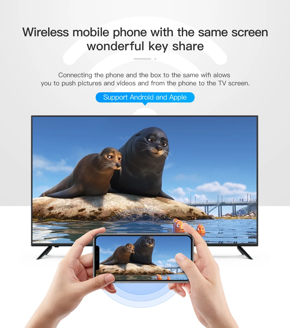 ТВ-приставка T95 на Android 10 супер умная Allwinner H3 GPU G31 2 Гб ОЗУ DDR3 16 ГБ 4G Wi-Fi HD медиаплеер |