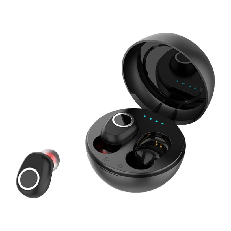 

4Hours Using Time Bluetooth-compatible Earphone with Rechargeable Cases Comfortable Wearing Stable and Comfortable Wear