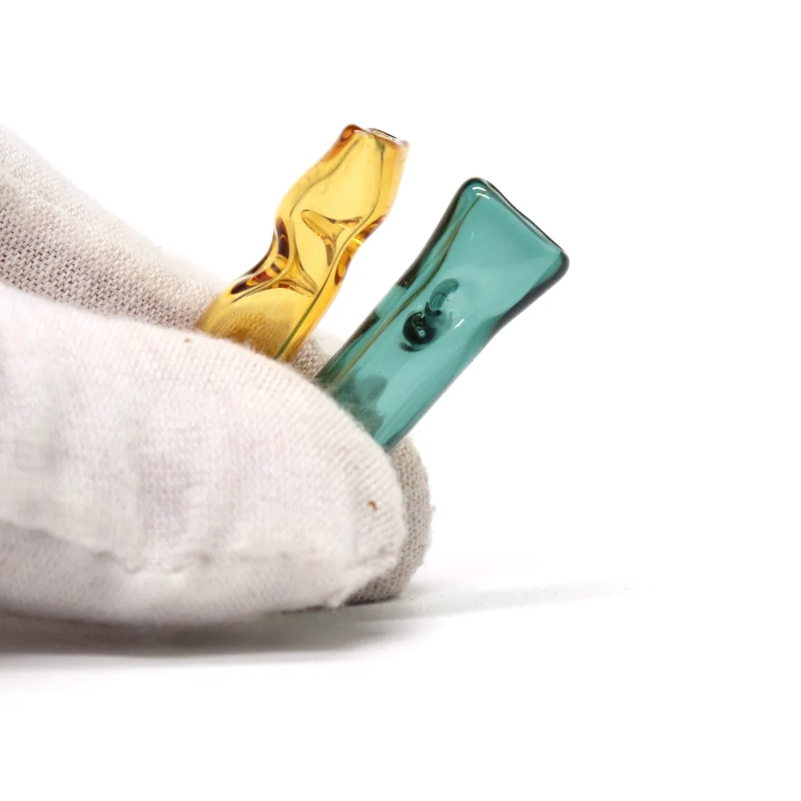 Цветной стеклянный фильтр для сигарет маленький держатель Женская трубка