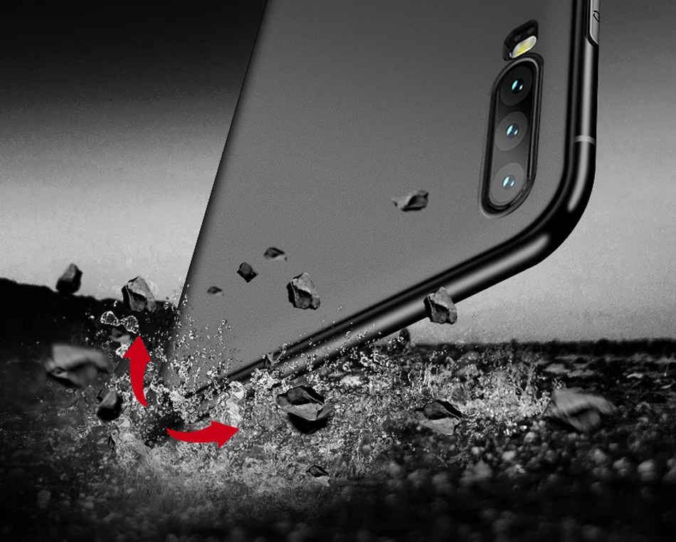 CAPSSICUM Ультратонкий Мягкий матовый чехол для huawei P30 P30 PRO Lite чехол s TPU Гибкая тонкая гелевая задняя крышка