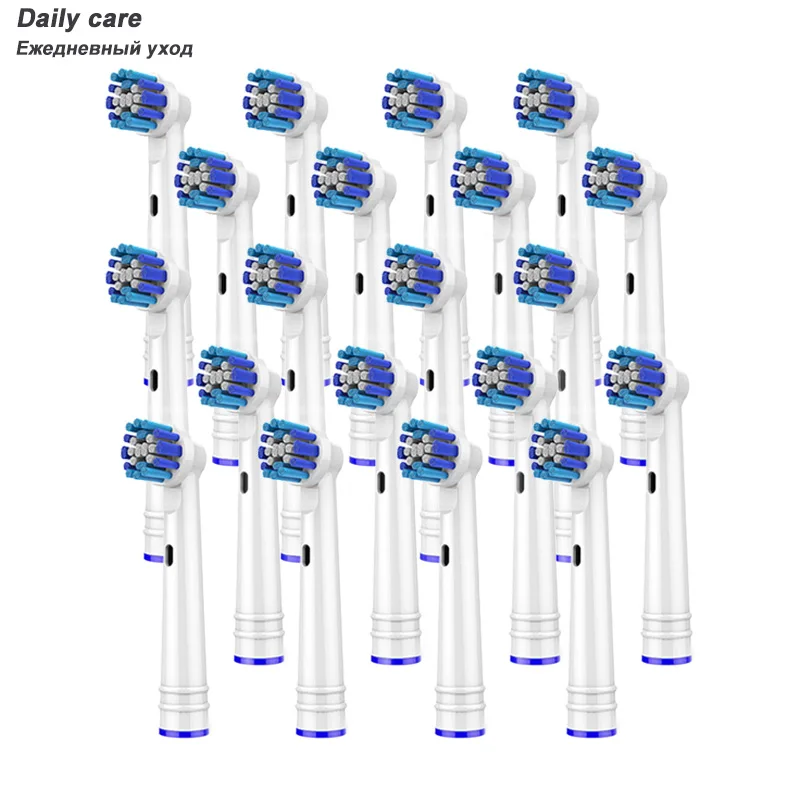 20pcs replacement brush heads for Oral B electric toothbrush before power/Pro health/Triumph/3D Excel/clean precision vitality enlarge