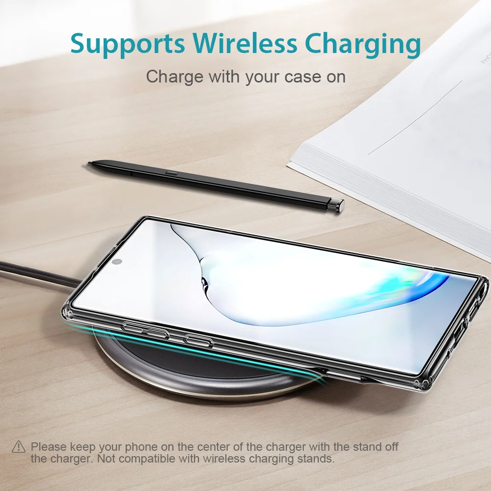 Металлический Чехол ESR с подставкой для Samsung Galaxy Note 10 S10 Plus чехол из ударопрочного