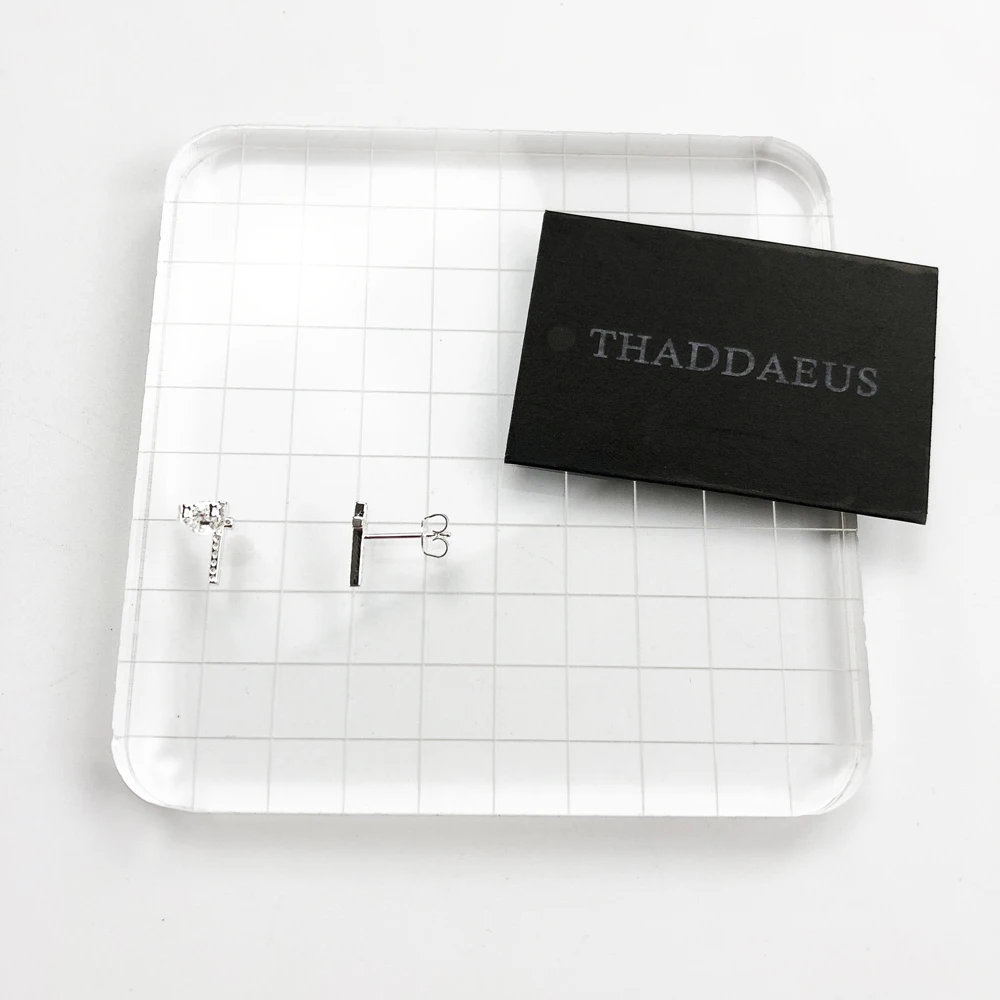 Серьги гвоздики с перекрестными закрепками модные блестящие ювелирные изделия в