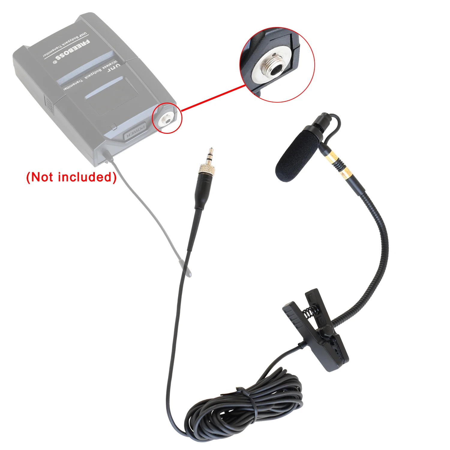 IM-20 3 Pin 4 Pin Mini XLR Plug 3,5 мм разъем музыкальный инструмент микрофон всенаправленного типа Sax микрофон