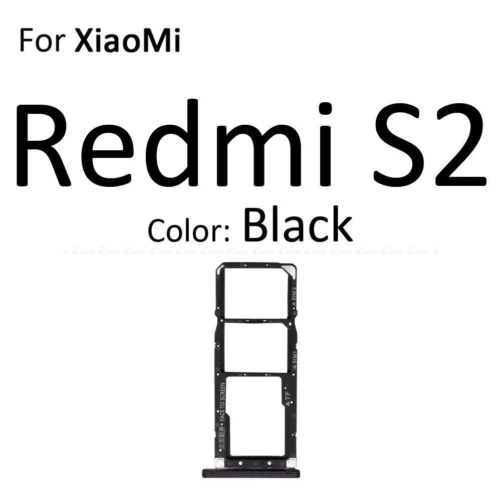 Для XiaoMi Redmi S2 7A 6A Micro SD Держатель для карт разъем контейнер лоток сим-карты Гнездо