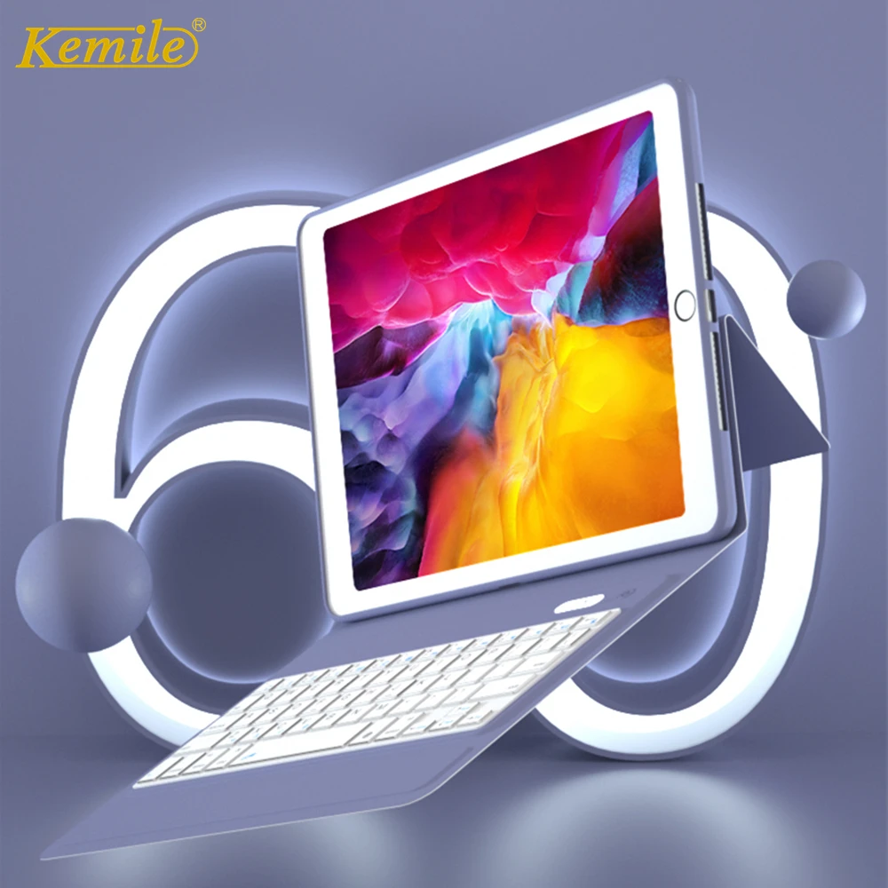 

Ultra-thin Keyboard Case for iPad Pro 11 2021 2020 Air 4 10.9 Air 3 10.5 Pro 10.5 7th 8th 10.2 2020 Cover keypad W Pencil holder
