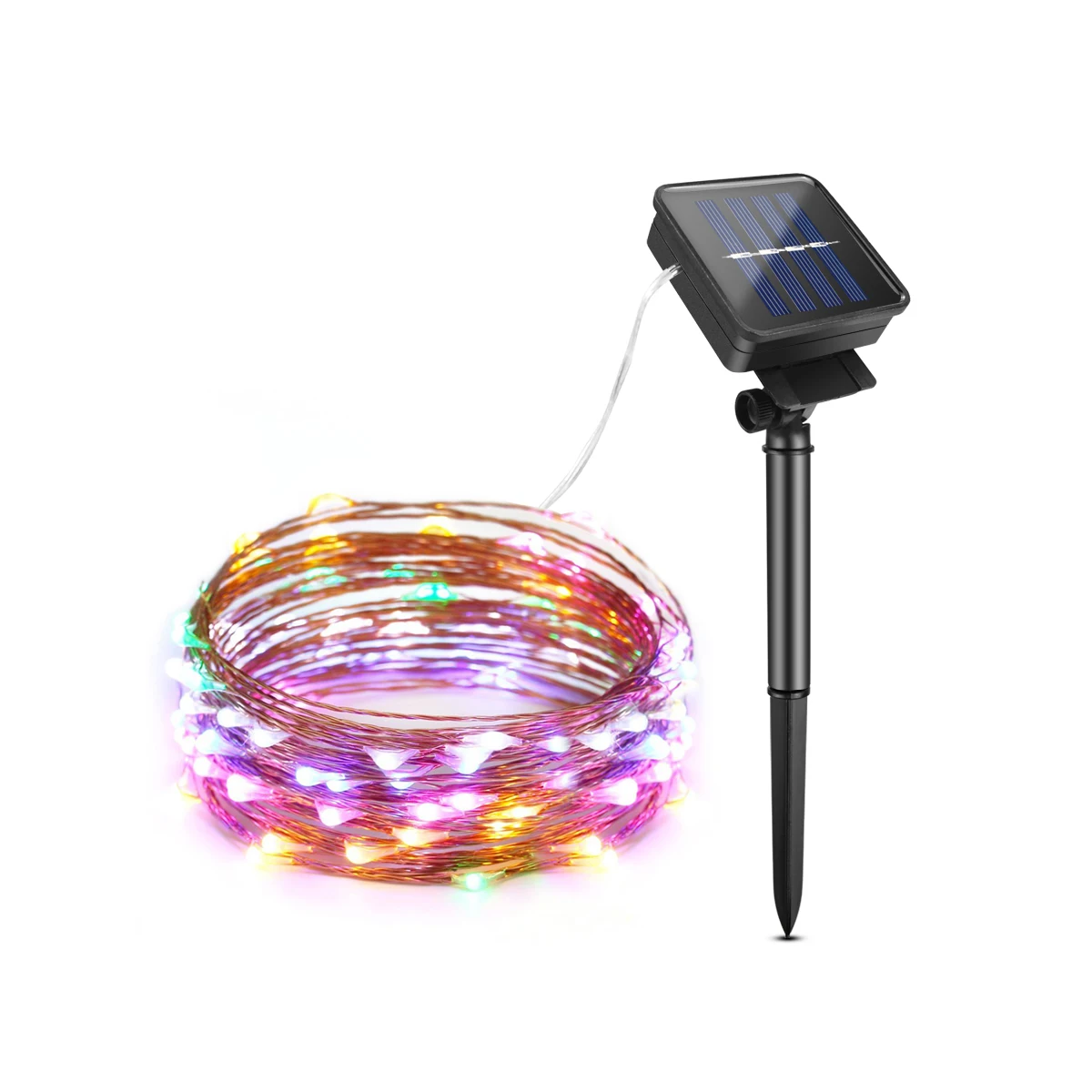 

Солнечная перезаряжаемая Светодиодная лента Luz, медный провод светодиодный Светодиодная лента, сказосветильник свет, уличная гирлянда, сол...
