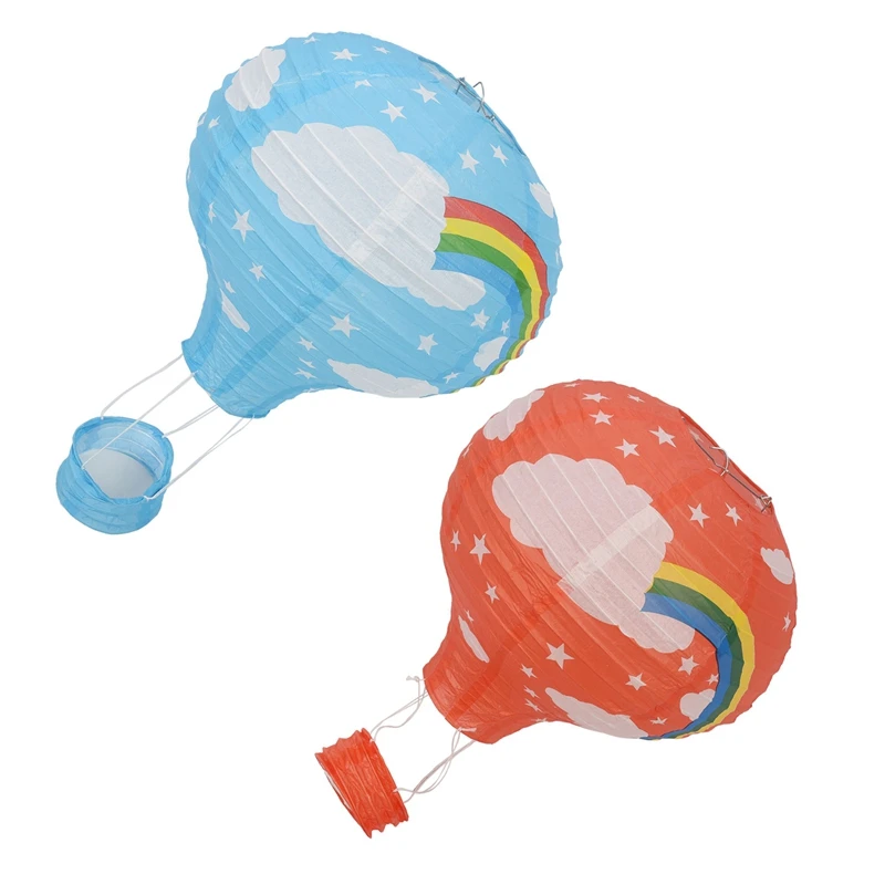 2 шт. 12 дюймов воздушный шар бумажный фонарь абажур потолочный светильник