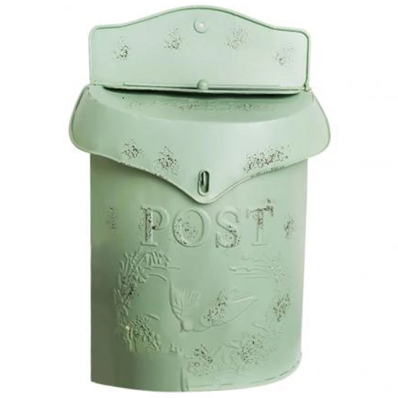 

Железный почтовый ящик в стиле ретро AA99, герметичная коробка для рекомендуемых почтовых ящиков, газетный почтовый ящик, украшение для сваде...
