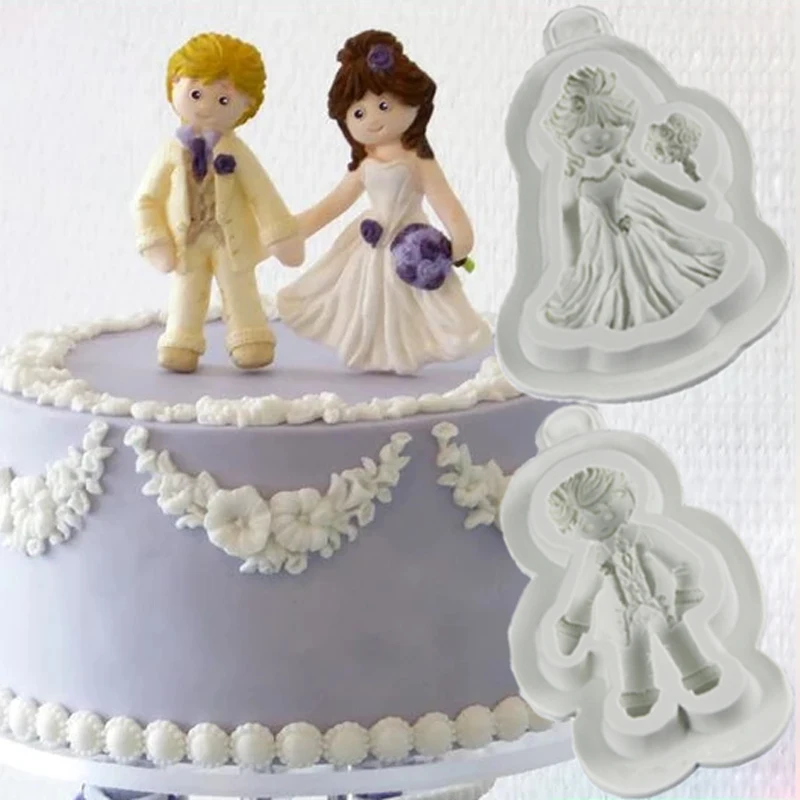 Пуговицы для жениха невесты силиконовые формы инструменты украшения тортов из