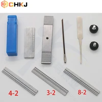 chkj high quality ab three head tin foil tools full set locksmith tools supplies repair accessories kit