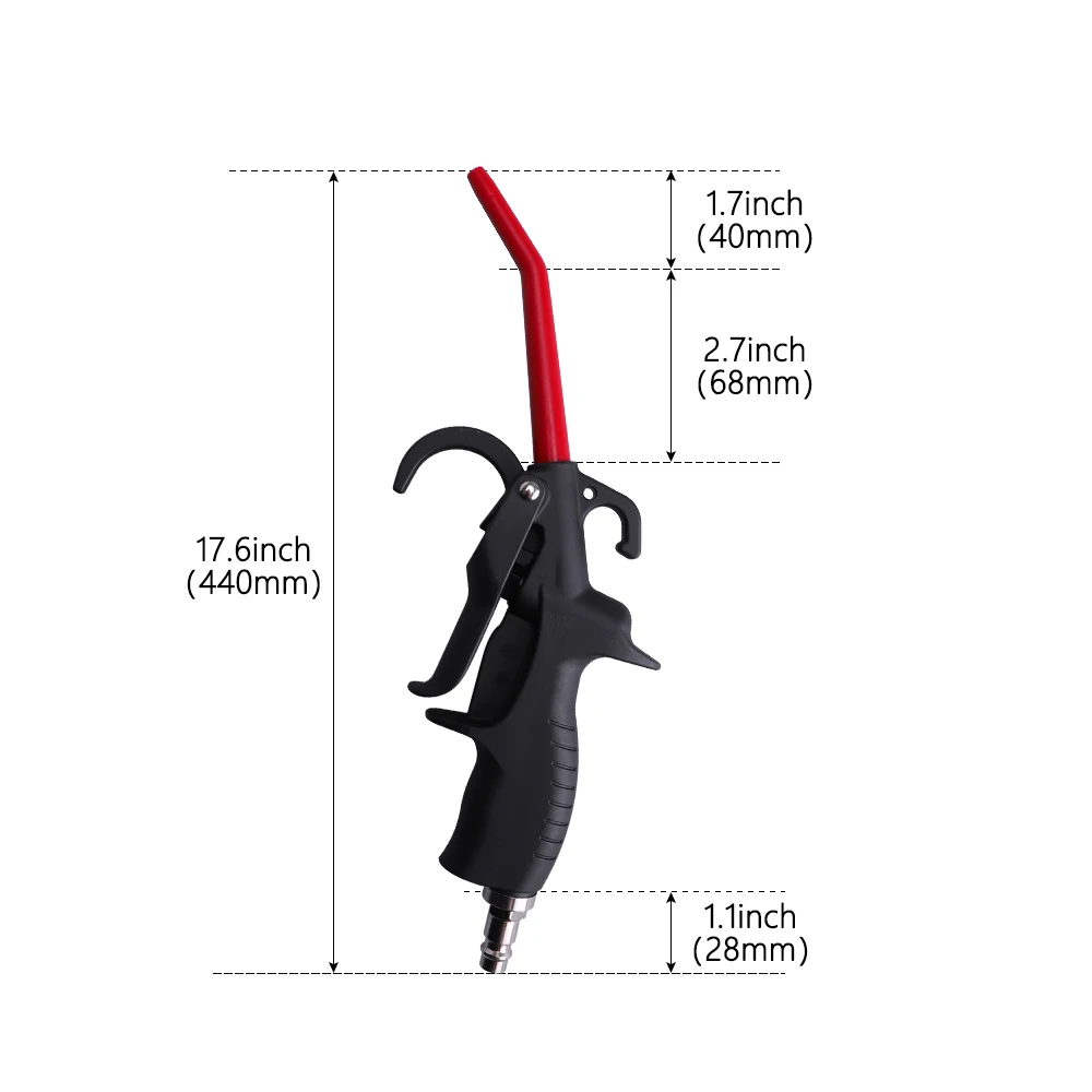 Пневматический пистолет SPTA стальной с высоким давлением для очистки двигателя